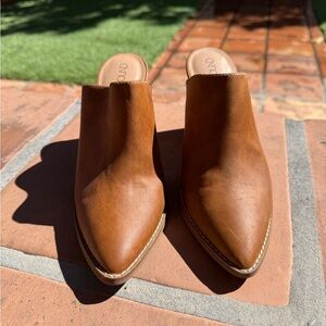 Abound Tan Leather Booties